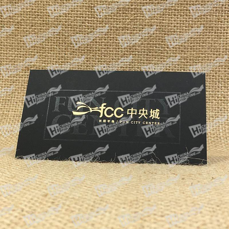 2''x 3.5'', 350g Plike Skin Black Paper, Gold Foil Watermarks Logo as Background For Norway